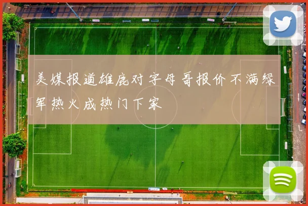 美媒报道雄鹿对字母哥报价不满绿军热火成热门下家